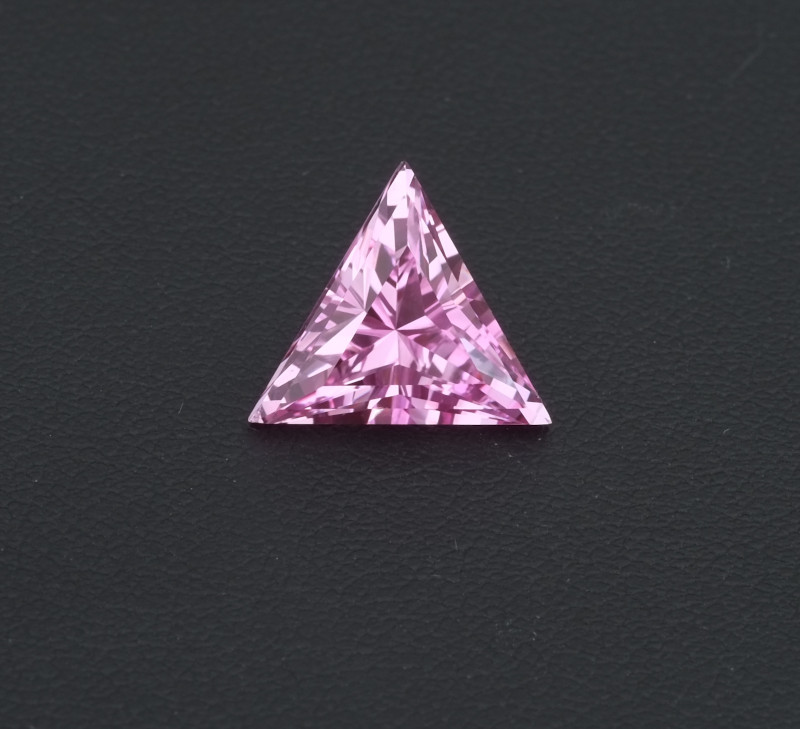 Pink Triangle in Sapphire